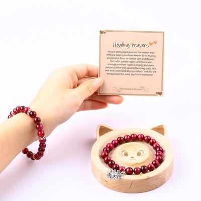 Tangan buatan 8mm Tiger Eye Natural Gemstone Gelang 4/6/8/10/12mm