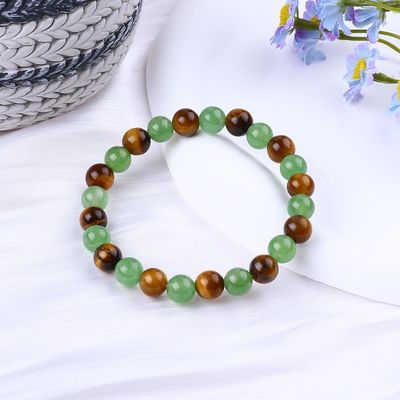 Tangan Elastis Wanita Batu Penyembuhan Kristal Gelang Untuk Energi Positif