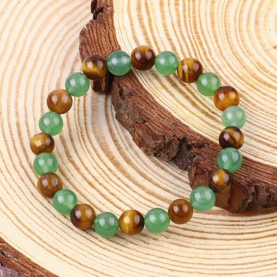 Tangan Elastis Wanita Batu Penyembuhan Kristal Gelang Untuk Energi Positif