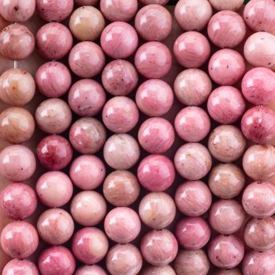 8mm Sequoia Grain Gemstone Healing Crystal Stone Beads untuk pembuatan perhiasan