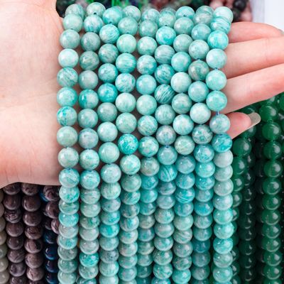 8mm Tianhe Batu permata manik-manik Crystal batu penyembuhan untuk pembuatan perhiasan