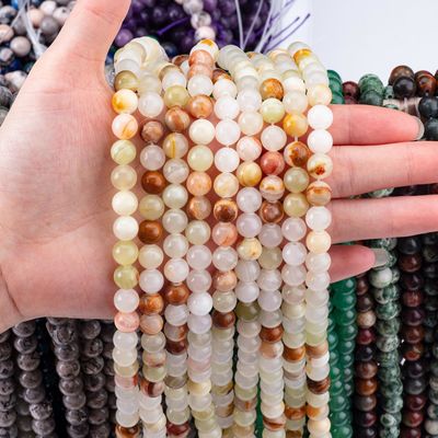 8mm Afghan Jade Batu permata manik-manik Crystal Batu penyembuhan Manik-manik untuk pembuatan perhiasan