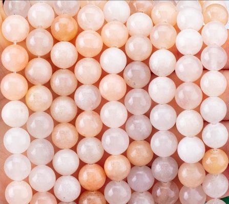 2mm Pink Aventurine Semi Permata Permata Bulat Bentuk