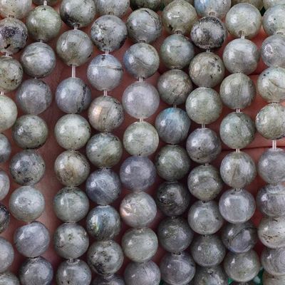 8mm Labradorite Batu permata manik-manik Crystal Batu penyembuhan Manik-manik untuk pembuatan perhiasan