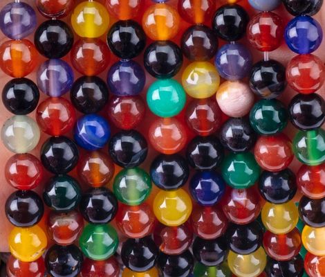 Energi Penyembuhan Alam Bunga Manik-manik Agate Untuk Pembuat Perhiasan