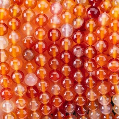 8mm Fire Quartz Batu permata manik-manik Crystal Batu penyembuhan manik-manik untuk pembuatan perhiasan