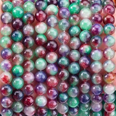 Bunga hijau gelap Agate Crystal Stone Lempar Perhiasan Perhiasan Perhiasan buatan tangan
