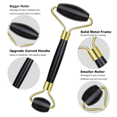 Batu Obsidian Hitam Crystal Jade Roller OEM ODM