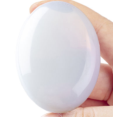 Natural Opal Palm Stone Healing Polished Pocket Opal Rock Stones Oval Batu Kekhawatiran Membebaskan Kecemasan