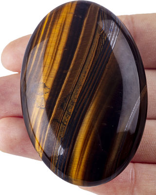 Mata Harimau Alami Batu Sawit Penyembuhan Polished Pocket Mata Harimau Batu Batu Irregular Batu Kekhawatiran Kecemasan Pelepasan