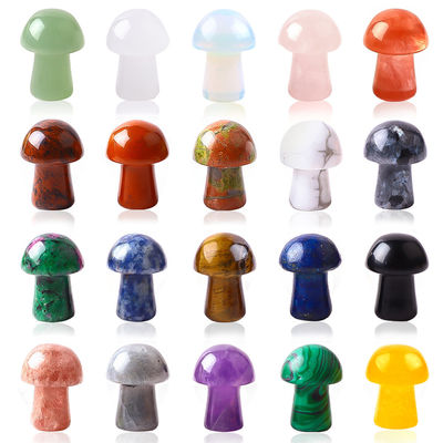 0.8 Inch/20mm Gemstone Jamur Bentuk Kristal Untuk DIY Perhiasan