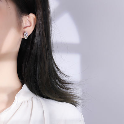 Marquise Shape Eksklusif Kerajinan Earring Batu permata Zircon Perhiasan Pengantin