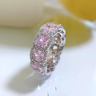 Deluxe Yellow Gemstone Pernikahan Dan Cincin Pertunangan Untuk Pesta