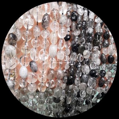 Permata Manik-manik Kristal Alam Lapis Lazuli Bentuk Tidak Reguler Untaian Manik-manik Lolos Untuk Perhiasan Manik-manik