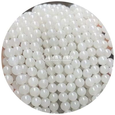 Grosir Keris Batu Alam Bulat Keris Batu Permata Lolos Aksesoris 8mm Aquamarine Keris Lolos Untuk Perhiasan DIY