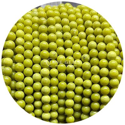 Grosir Keris Batu Alam Bulat Keris Batu Permata Lolos Aksesoris 8mm Aquamarine Keris Lolos Untuk Perhiasan DIY