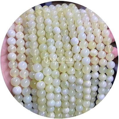 Grosir Natural Crystal Gemstone Bulat Manik Bulat Lolos Manik Aksesoris Batu Manik Spacer untuk Perhiasan Membuat Diy