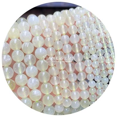 Grosir Natural Crystal Gemstone Bulat Manik Bulat Lolos Manik Aksesoris Batu Manik Spacer untuk Perhiasan Membuat Diy