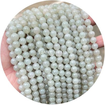 Grosir Natural Crystal Gemstone Bulat Manik Bulat Lolos Manik Aksesoris Batu Manik Spacer untuk Perhiasan Membuat Diy