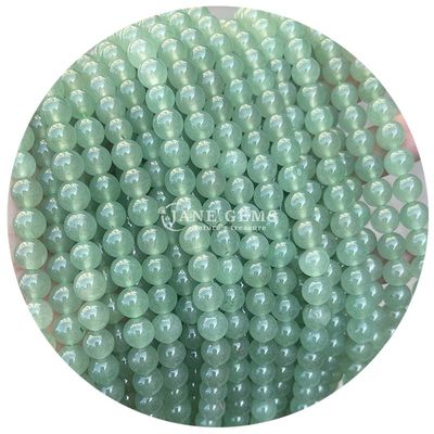 Grosir Natural Crystal Gemstone Bulat Manik Bulat Lolos Manik Aksesoris Batu Manik Spacer untuk Perhiasan Membuat Diy