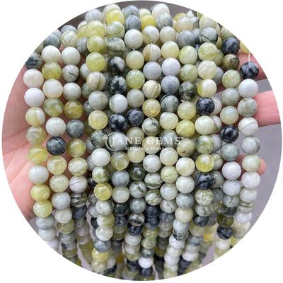 Grosir Natural Crystal Gemstone Bulat Manik Bulat Lolos Manik Aksesoris Batu Manik Spacer untuk Perhiasan Membuat Diy