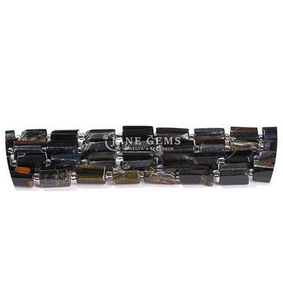 Grosir Batu permata kristal alami silinder berbentuk manik-manik agate silinder bebas manik aksesoris untuk pembuatan perhiasan DIY