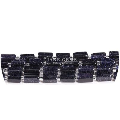 Grosir Batu permata kristal alami silinder berbentuk manik-manik agate silinder bebas manik aksesoris untuk pembuatan perhiasan DIY