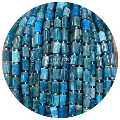 Grosir Batu permata kristal alami silinder berbentuk manik-manik agate silinder bebas manik aksesoris untuk pembuatan perhiasan DIY