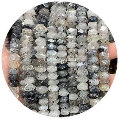 Grosir Batu permata kristal alami sudut manik-manik amorf bergaris Agate tidak teratur manik-manik longgar aksesoris untuk perhiasan DIY
