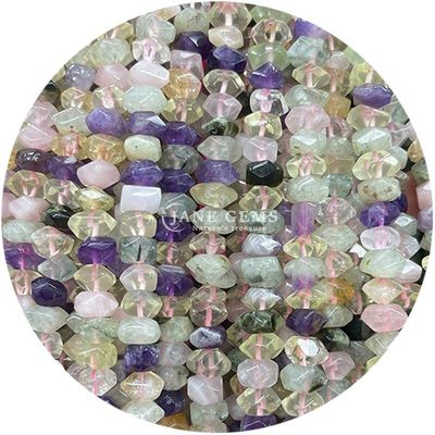 Grosir Batu permata kristal alami sudut manik-manik amorf bergaris Agate tidak teratur manik-manik longgar aksesoris untuk perhiasan DIY