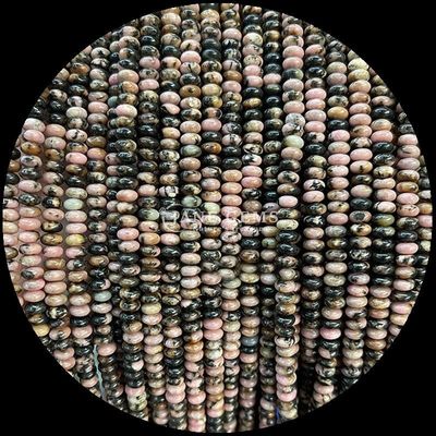 Berbagai Batu Permata Tipe Rondelle Abacus Bentuk Sodalite Hijau Aventurine Lolos Untaian Manik untuk Desain Perhiasan