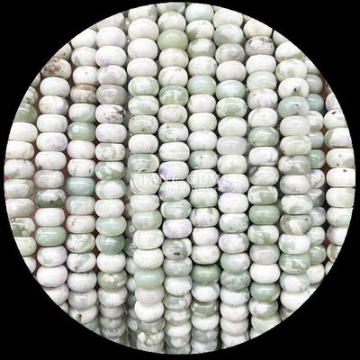 Ukuran yang disesuaikan Permata Manik Rondelle Abacus Bentuk Batu permata Carnelian Kuarsa bening Untaian manik longgar untuk pembuatan perhiasan