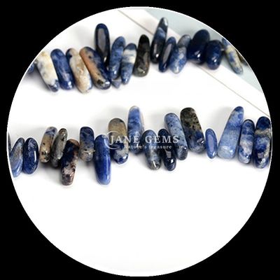 Batu permata alami Bentuk gigi yang tidak teratur Lapis Lazuli Karnelian Chip Kerikil Untaian manik longgar untuk pembuatan perhiasan DIY