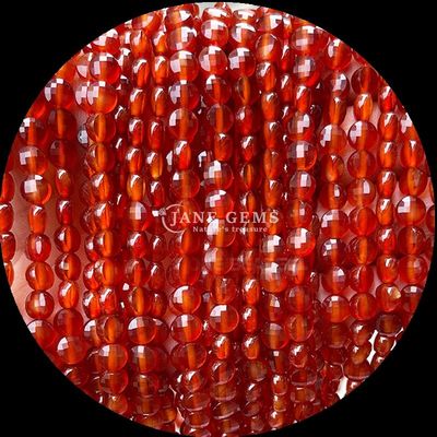 Bentuk datar berfaceted manik-manik kristal batu permata bulat bentuk longgar manik-manik untaian untuk DIY pembuatan perhiasan