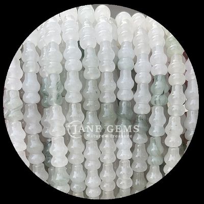 Untaian manik longgar bentuk vas batu permata kristal manik bentuk labu untuk pembuatan perhiasan DIY