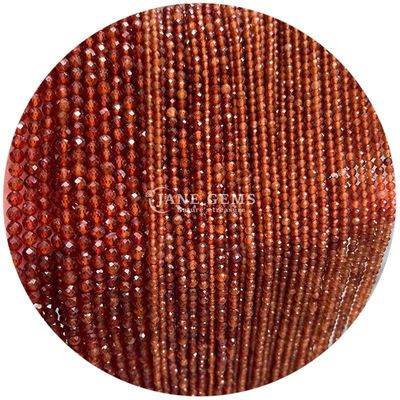 Manik-manik Kecil Segi Batu Permata Kristal Alami Berbagai jenis batu Untaian Manik Longgar untuk Pembuatan Perhiasan DIY