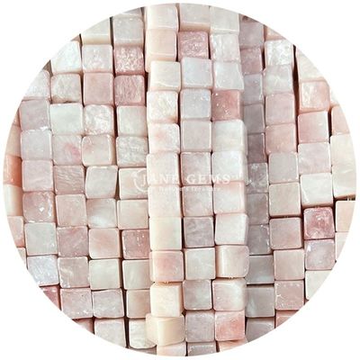 Grosir Batu permata kristal alami berbentuk persegi manik-manik kubus batu longgar manik-manik aksesoris manik-manik kubus spacers untuk perhiasan