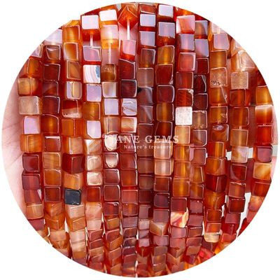 Grosir Batu permata kristal alami berbentuk persegi manik-manik kubus batu longgar manik-manik aksesoris manik-manik kubus spacers untuk perhiasan