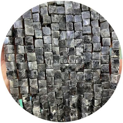 Grosir Batu permata kristal alami berbentuk persegi manik-manik kubus batu longgar manik-manik aksesoris manik-manik kubus spacers untuk perhiasan