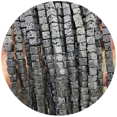 Grosir Batu permata kristal alami berbentuk persegi manik-manik kubus batu longgar manik-manik aksesoris manik-manik kubus spacers untuk perhiasan