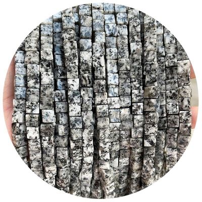 Grosir Batu permata kristal alami berbentuk persegi manik-manik kubus batu longgar manik-manik aksesoris manik-manik kubus spacers untuk perhiasan