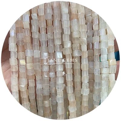 Grosir batu permata kristal alami persegi manik-manik batu akik kubus longgar manik-manik pirus aksesoris spacers untuk pembuatan perhiasan