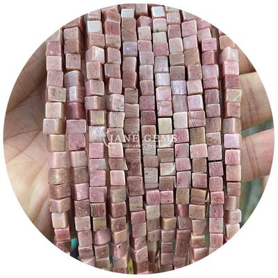 Grosir batu permata kristal alami persegi manik-manik batu akik kubus longgar manik-manik pirus aksesoris spacers untuk pembuatan perhiasan