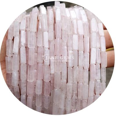 Grosir Asli Perhiasan Permata Lolos Bentuk persegi panjang Kuboid Perhiasan Permata Lolos Spacer Aksesoris Perhiasan Diy