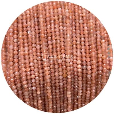 Batu permata manik-manik kristal alami berfacet bulat bentuk kecil putih batu giok howlite bebas manik-manik benang untuk gelang