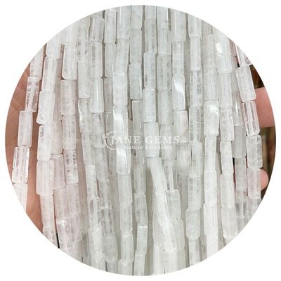 Grosir Batu permata kristal alami persegi panjang Kuboid manik-manik batu longgar manik-manik aksesoris manik-manik kubus spacers untuk perhiasan