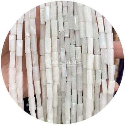 Grosir Batu permata kristal alami persegi panjang Kuboid manik-manik batu longgar manik-manik aksesoris manik-manik kubus spacers untuk perhiasan