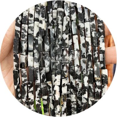 Grosir Batu permata kristal alami persegi panjang Kuboid manik-manik batu longgar manik-manik aksesoris manik-manik kubus spacers untuk perhiasan