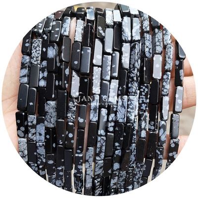 Grosir Batu permata kristal alami persegi panjang Kuboid manik-manik batu longgar manik-manik aksesoris manik-manik kubus spacers untuk perhiasan