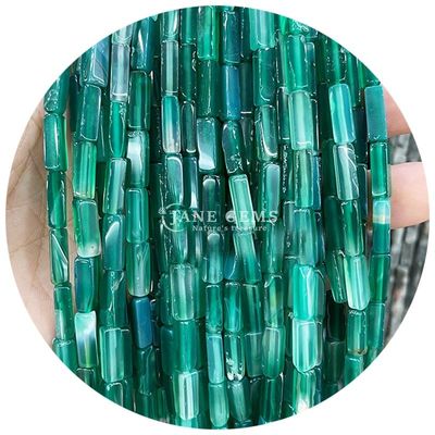 Grosir Batu permata kristal alami persegi panjang Kuboid manik-manik batu longgar manik-manik aksesoris manik-manik kubus spacers untuk perhiasan